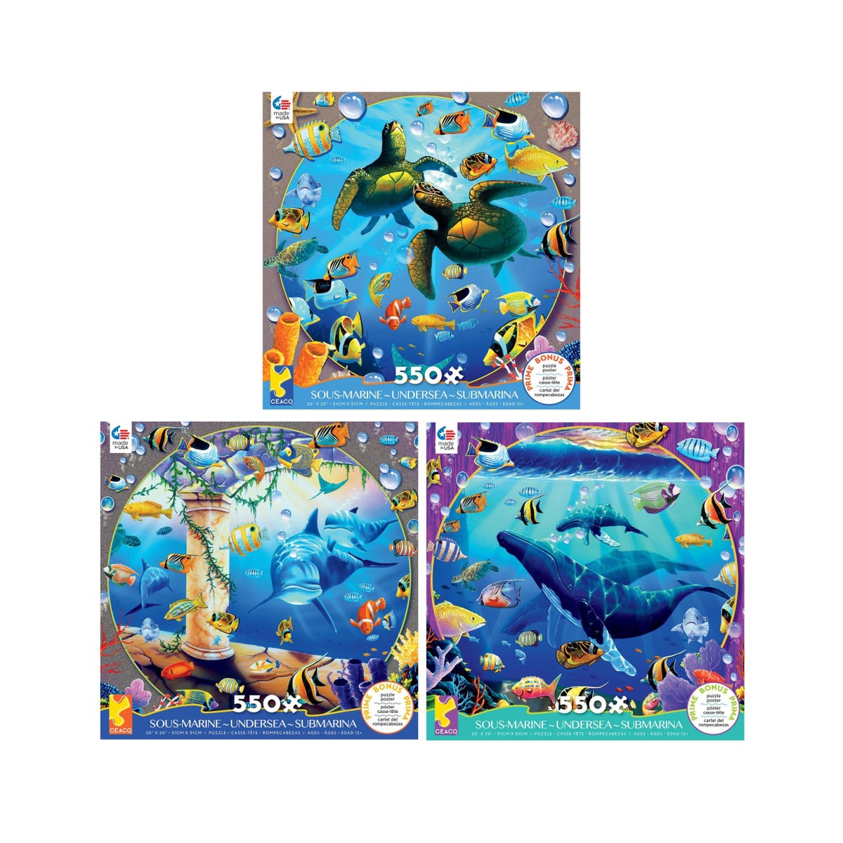 550PC UNDERSEA ASST (6) BL